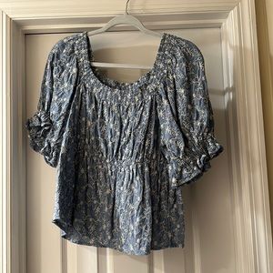 Old Navy Denim Baby Doll Top
